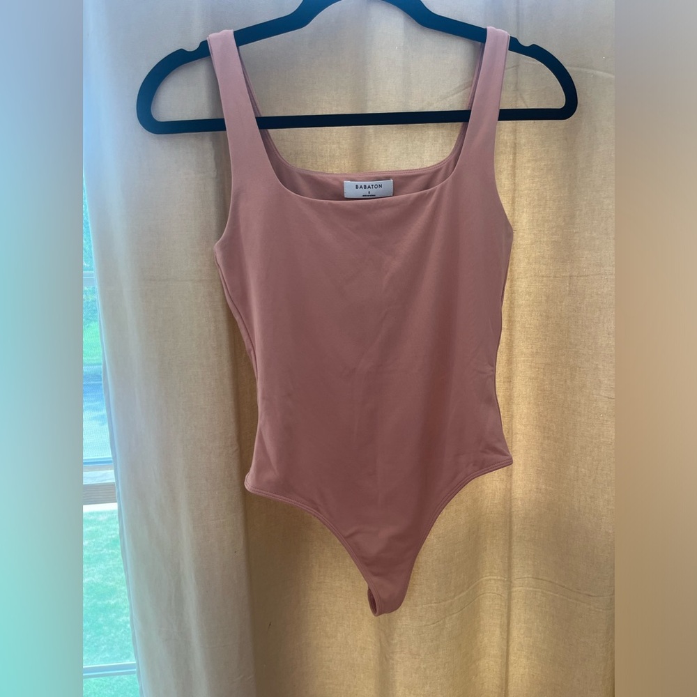 Aritzia coral bodysuit